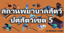 สถานพยาบาลสัตว์ในพื้นที่ปศุสัตว์เขต 5