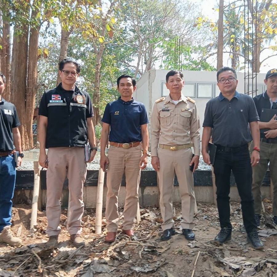 ปศุสัตว์เขต 5 ติดตามความก้าวหน้าการปรับปรุงอาคารโรงแปรรูปผลิตภัณฑ์จากเนื้อสัตว์ (ท่าโป่งแดง) จังหวัดแม่ฮ่องสอน