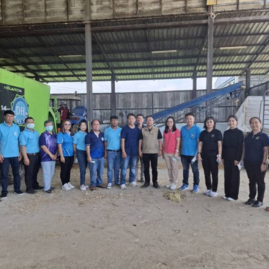 ปศุสัตว์เขต 5 ตรวจเยี่ยมโครงการสำรองเสบียงอาหารสัตว์และการผลิตอาหาร TMR ณ สหกรณ์โคนมลำพูน จำกัด