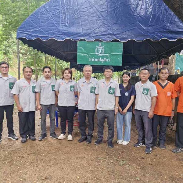 ปศุสัตว์จังหวัดลำพูน ออกหน่วยแพทย์อาสาสมเด็จพระศรีนครินทราบรมราชชนนี(พอ.สว.) ครั้งที่11/2569