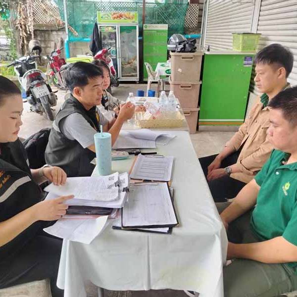 สำนักงานปศุสัตว์จังหวัดลำพูน ตรวจรับรองที่พักซากสัตว์เอกชน ในพื้นที่จังหวัดลำพูน