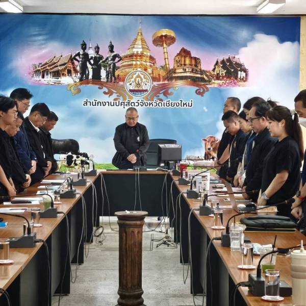 สำนักงานปศุสัตว์เชียงใหม่ประชุมประจำเดือน สิงหาคม 2569 เพื่อติดตามผลการปฏิบัติงานในจังหวัด