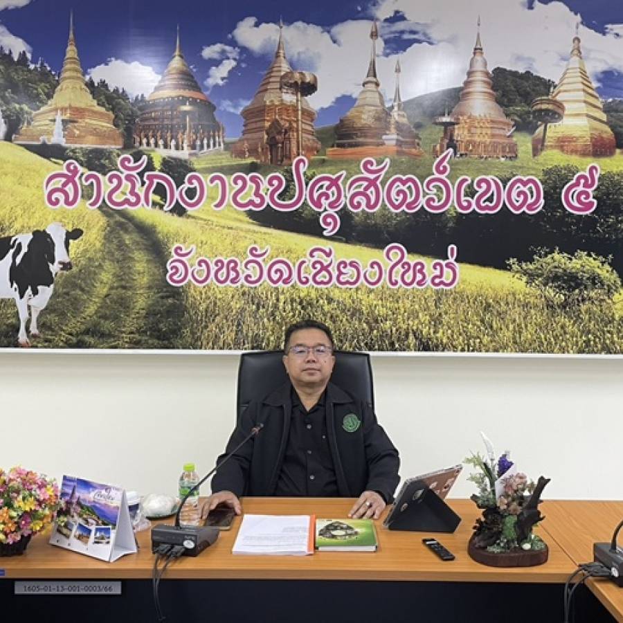 ปศุสัตว์เขต 5 เข้าร่วมประชุมหารือแนวทางการดำเนินโครงการพัฒนาศักยภาพการผลิตและการตลาดโคเนื้อรองรับ FTA