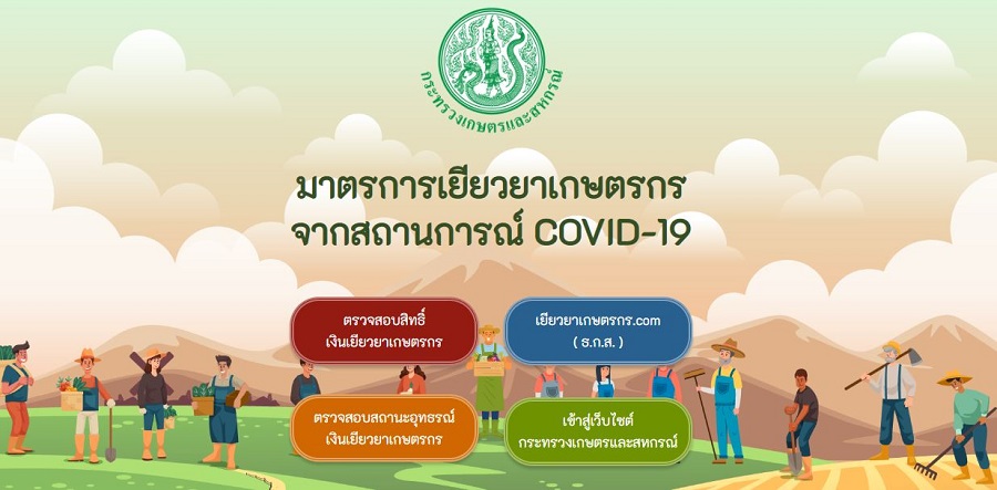 มาตรการเยียวยาเกษตรกร จากสถานการณ์ COVID-19